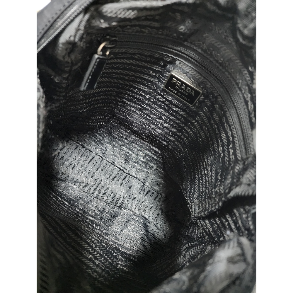 Prada Tessuto Messenger/Crossbody Bag Black - Picture 16 of 16